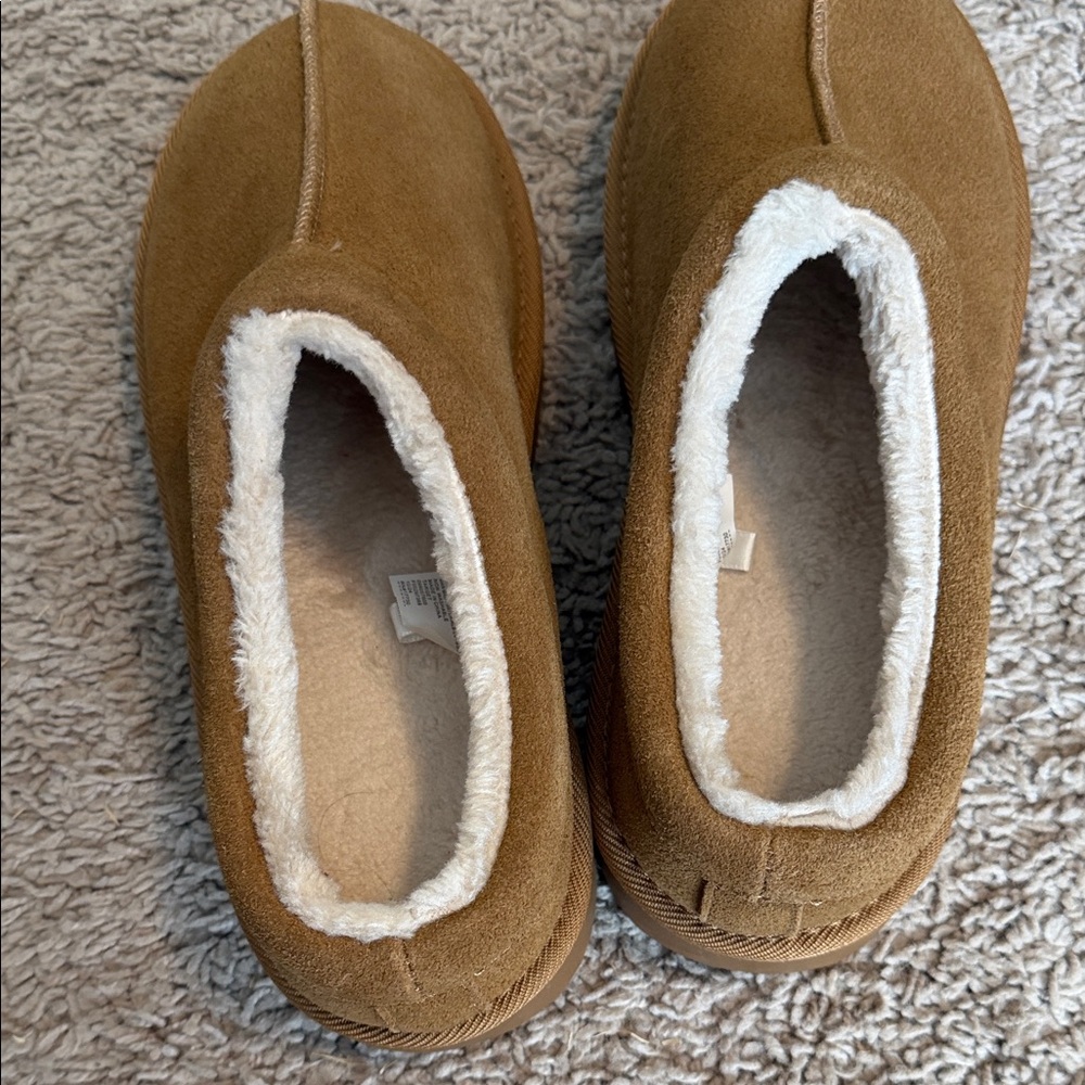 Auden Tan Women's Slip on shoes with hard bottoms - Picture 4 of 5